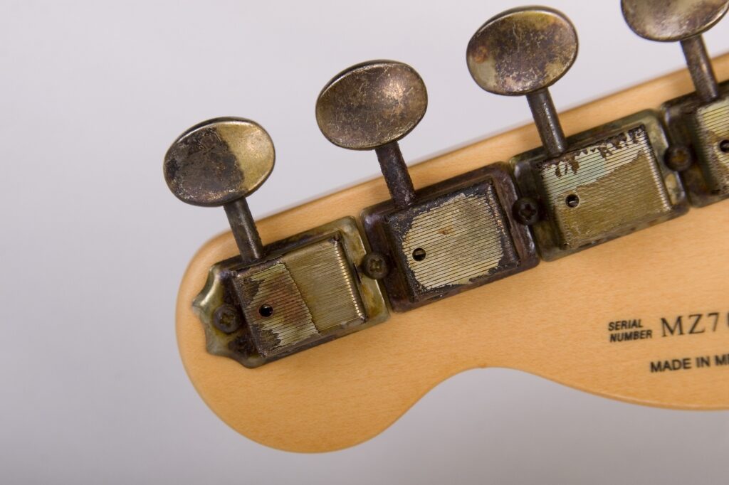Fender Joe Strummer Signature Telecaster Electric Guitar, Tuning Machines