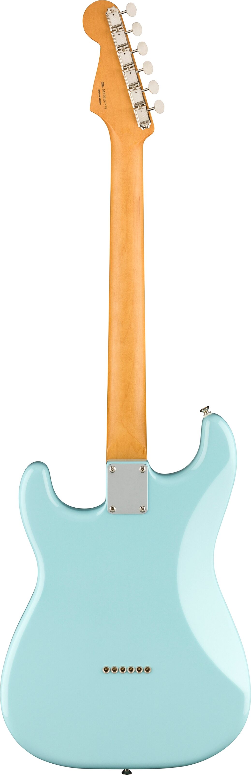 Fender Noventa Stratocaster Electric Guitar (with Gig Bag), Action Position Back
