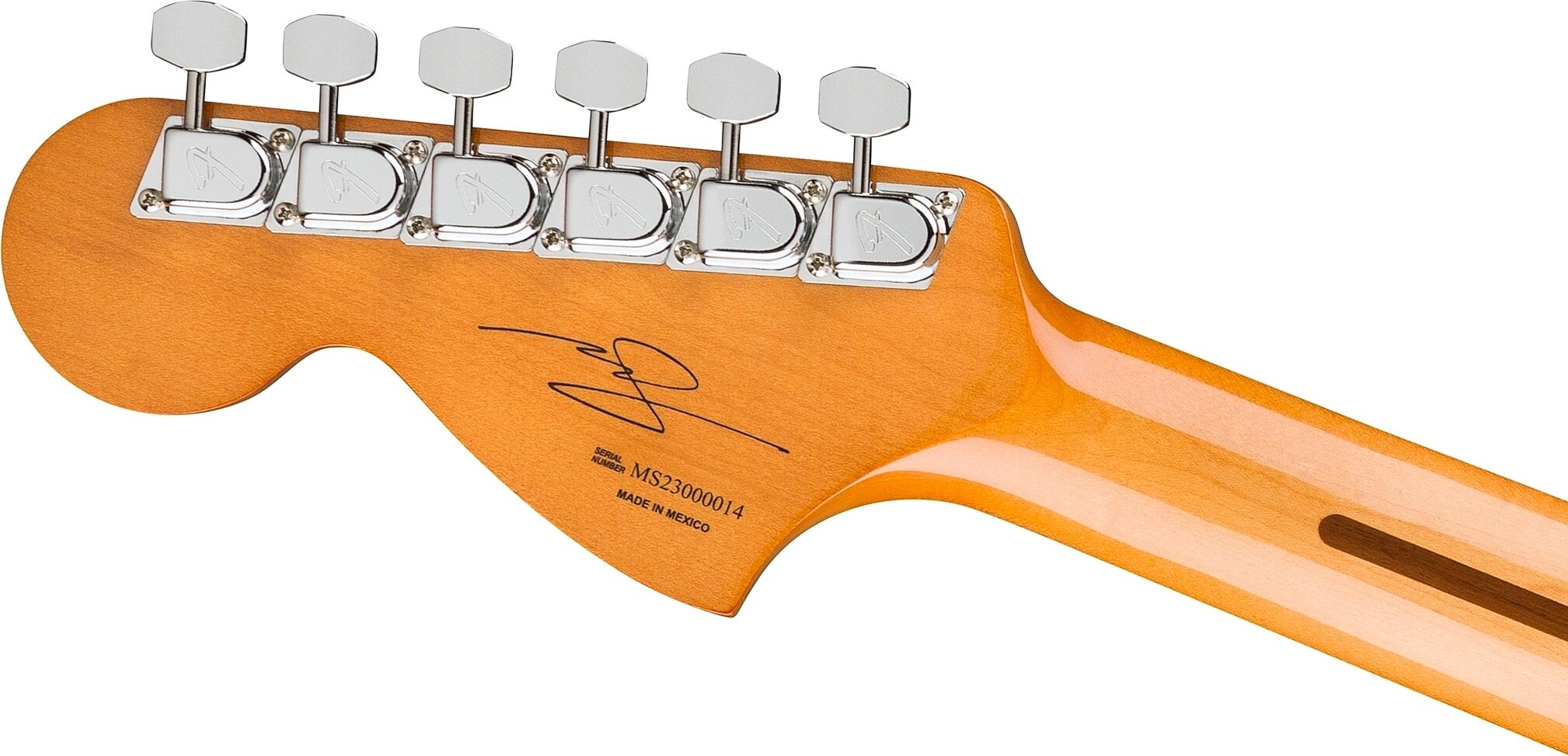 Fender Limited Edition Mark Speer Stratocaster Electric Guitar, Maple Fingerboard (with Gig Bag), Natural, Action Position Back