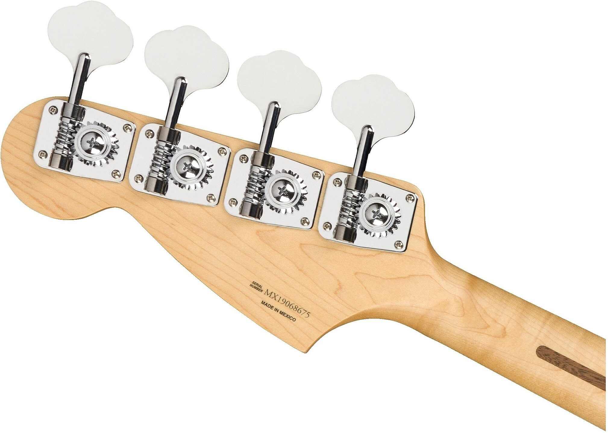 Fender Player Mustang Bass PJ Electric Bass, with Maple Fingerboard, Action Position Back