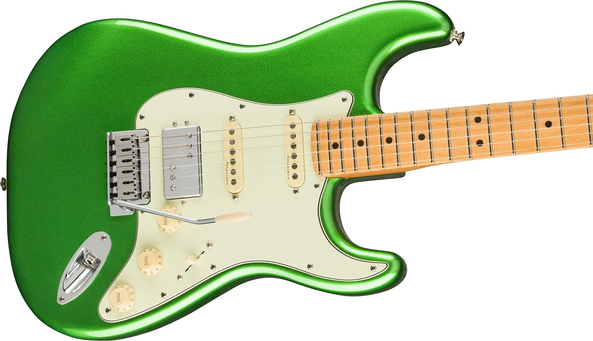Fender Player Plus Stratocaster HSS Electric Guitar, Maple Fingerboard (with Gig Bag), Action Position Back