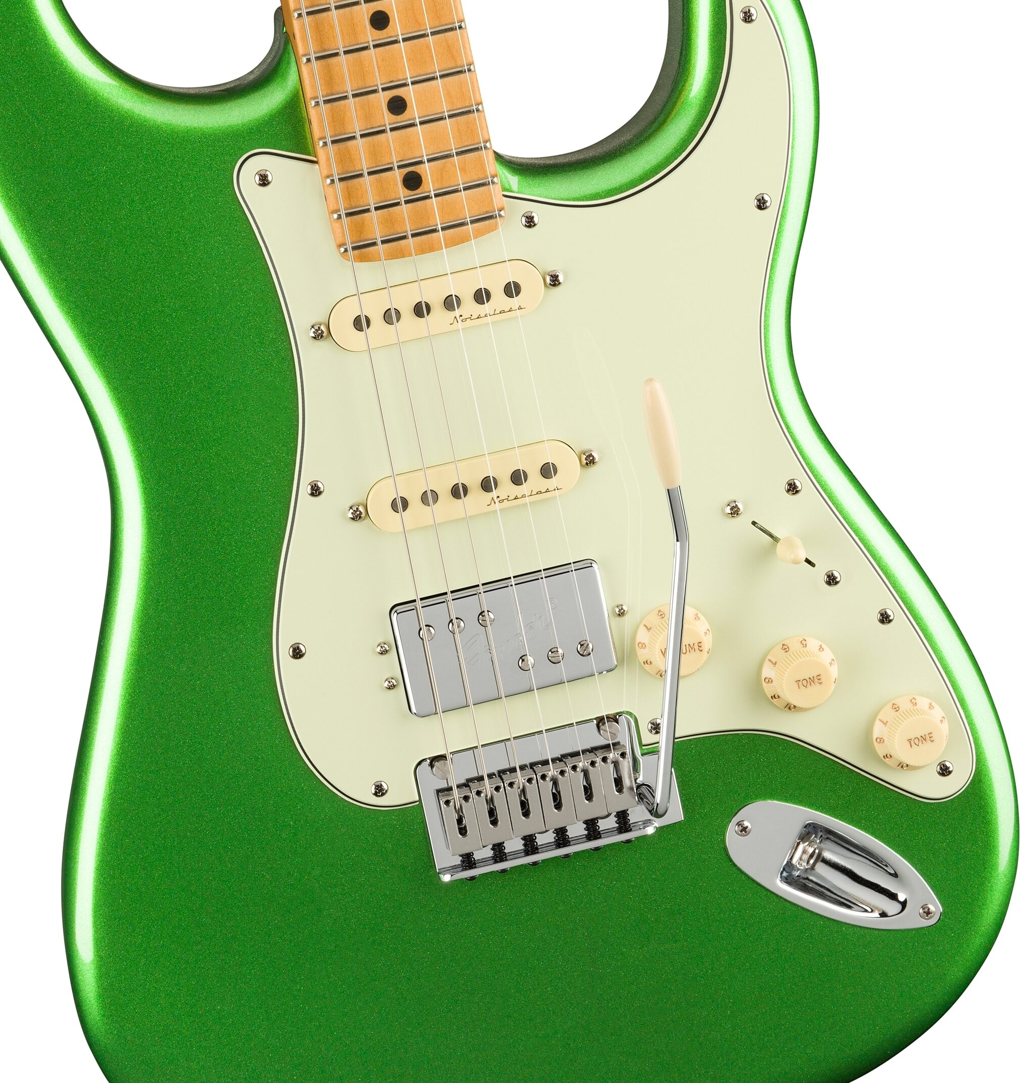 Fender Player Plus Stratocaster HSS Electric Guitar, Maple Fingerboard (with Gig Bag), Action Position Back