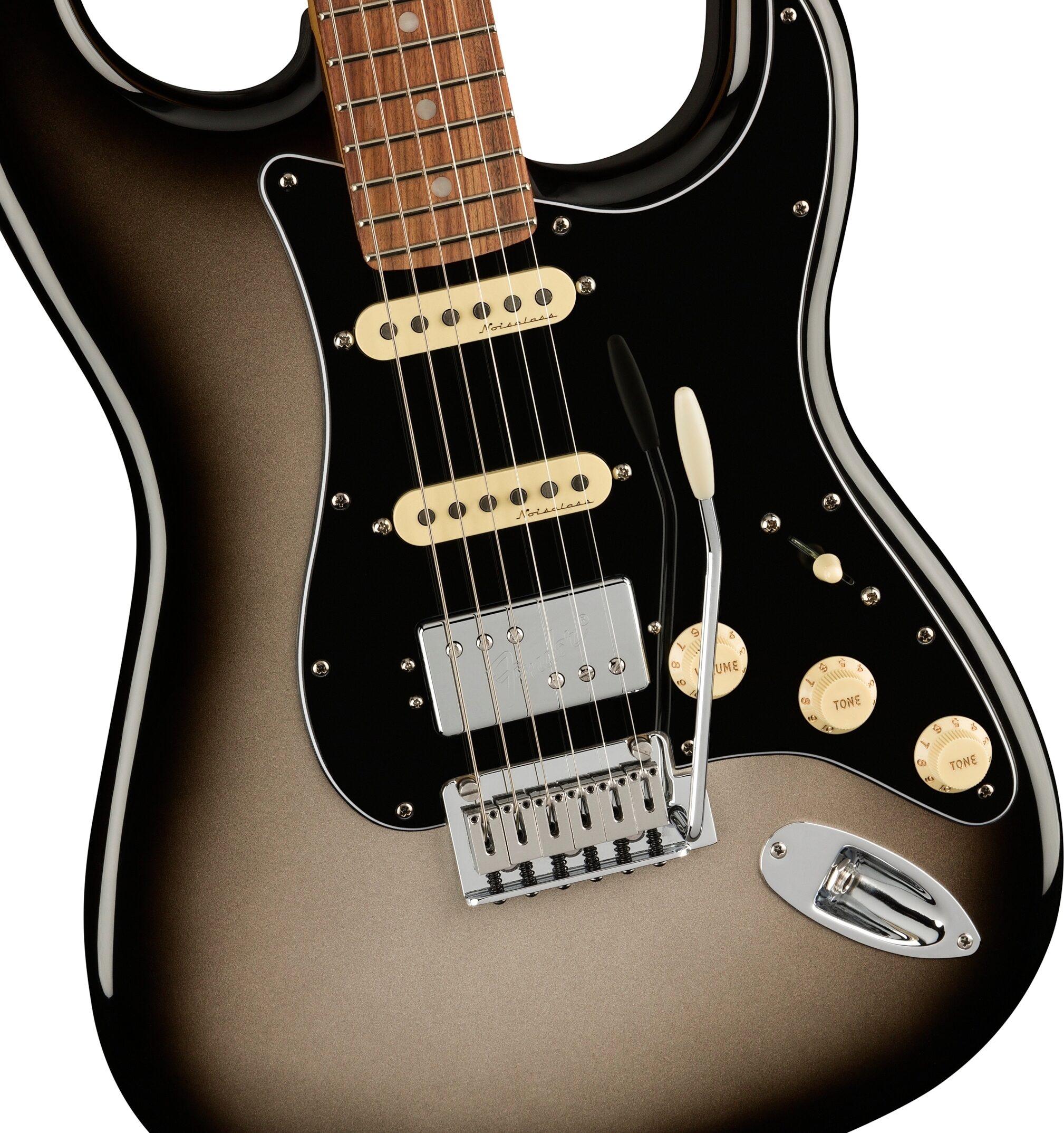 Fender Player Plus Stratocaster HSS Electric Guitar, Pau Ferro Fingerboard (with Gig Bag), Action Position Back
