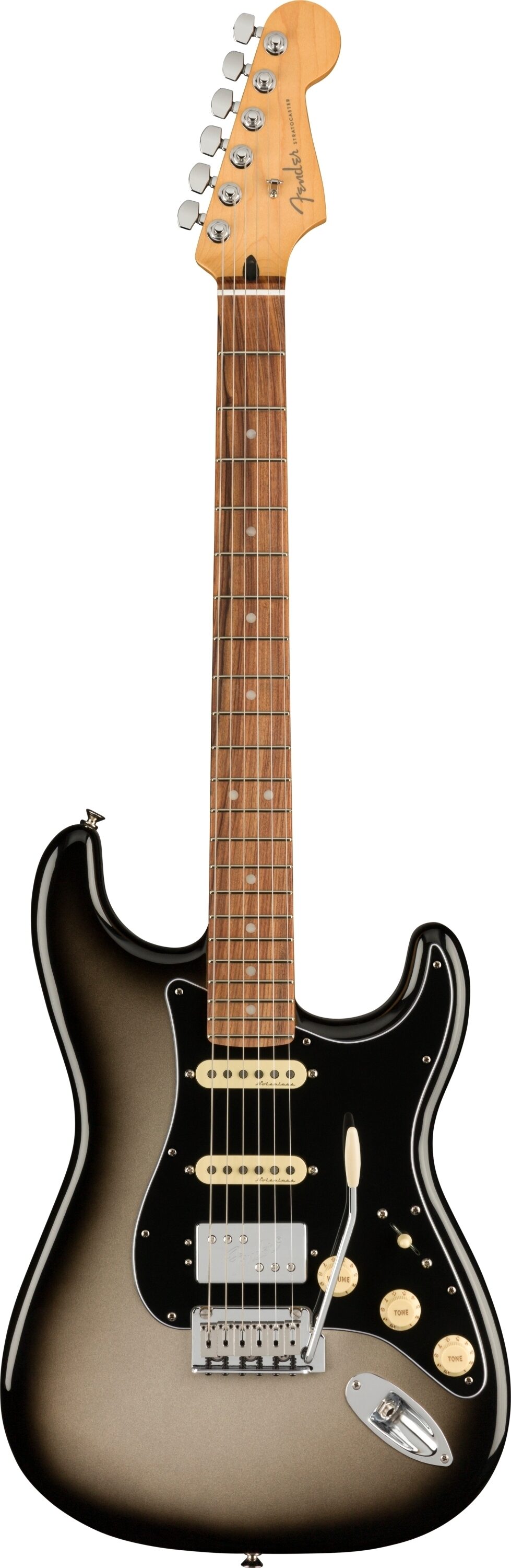 Fender Player Plus Stratocaster HSS Electric Guitar, Pau Ferro Fingerboard (with Gig Bag), Action Position Back