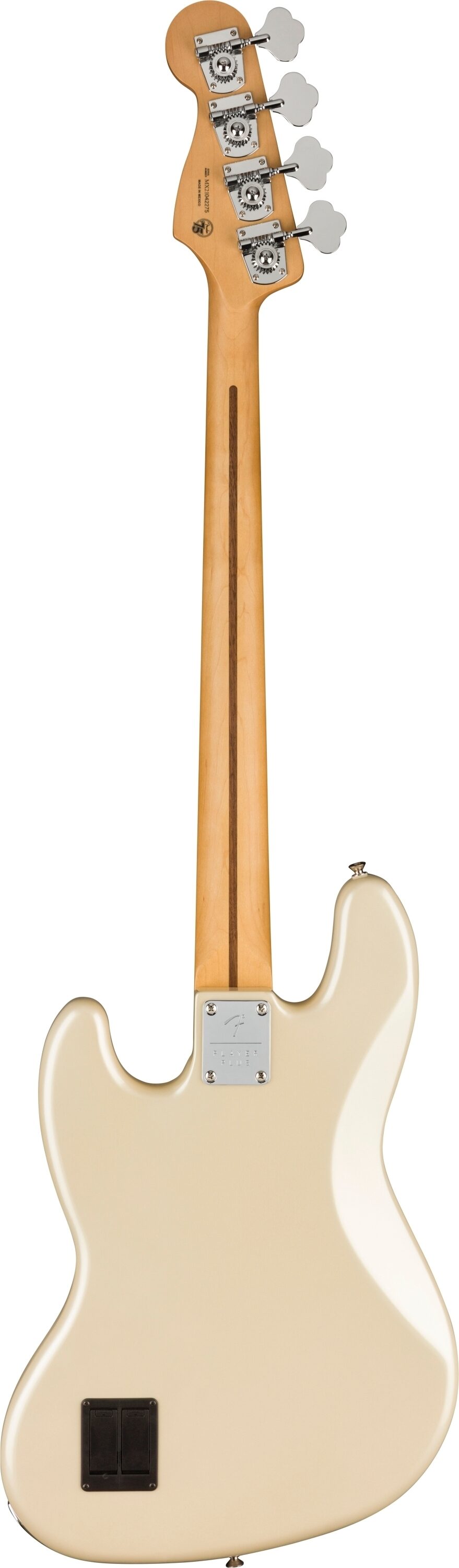Fender Player Plus Jazz Electric Bass, Maple Fingerboard (with Gig Bag), Action Position Back