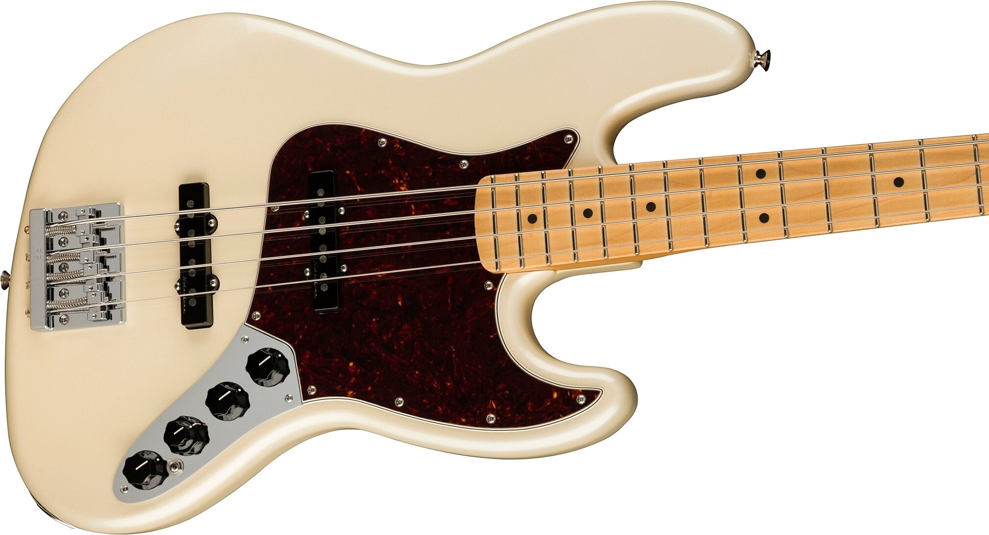 Fender Player Plus Jazz Electric Bass, Maple Fingerboard (with Gig Bag), Action Position Back