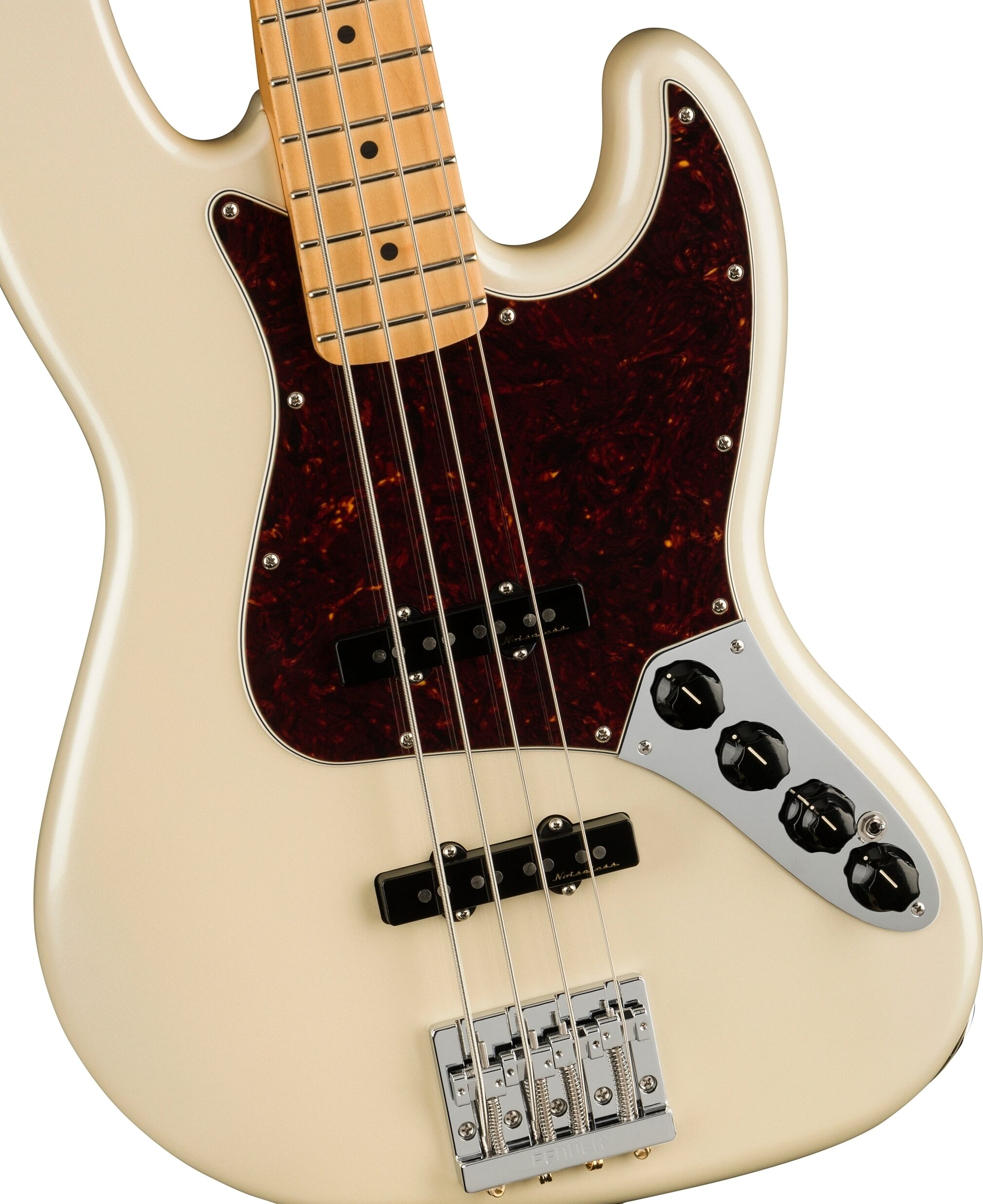 Fender Player Plus Jazz Electric Bass, Maple Fingerboard (with Gig Bag), Action Position Back
