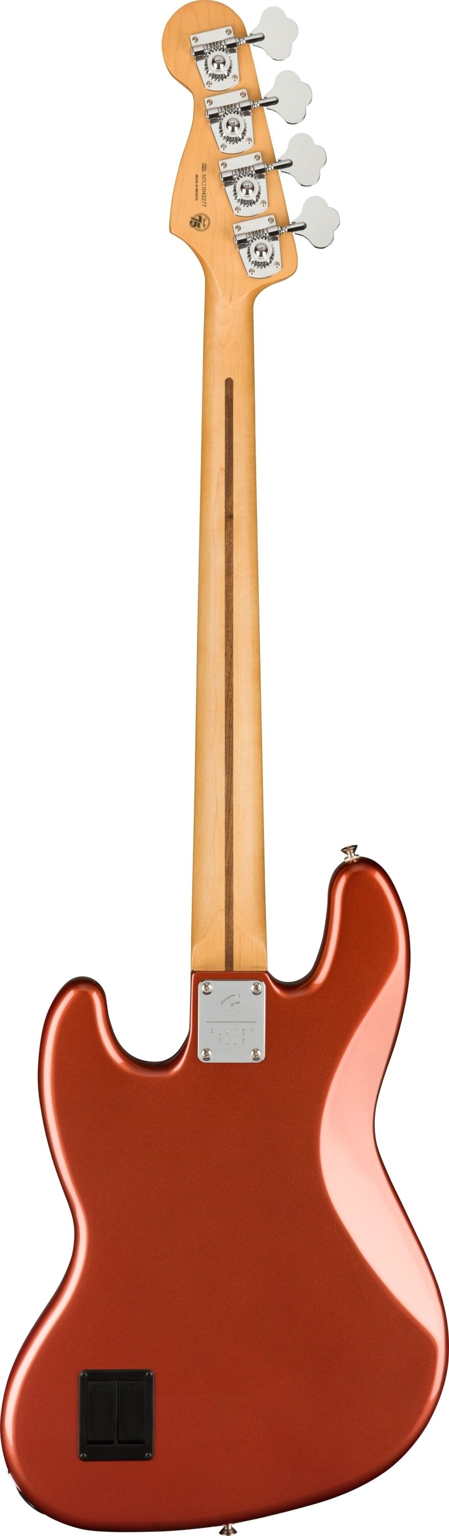 Fender Player Plus Jazz Electric Bass, Maple Fingerboard (with Gig Bag), Action Position Back