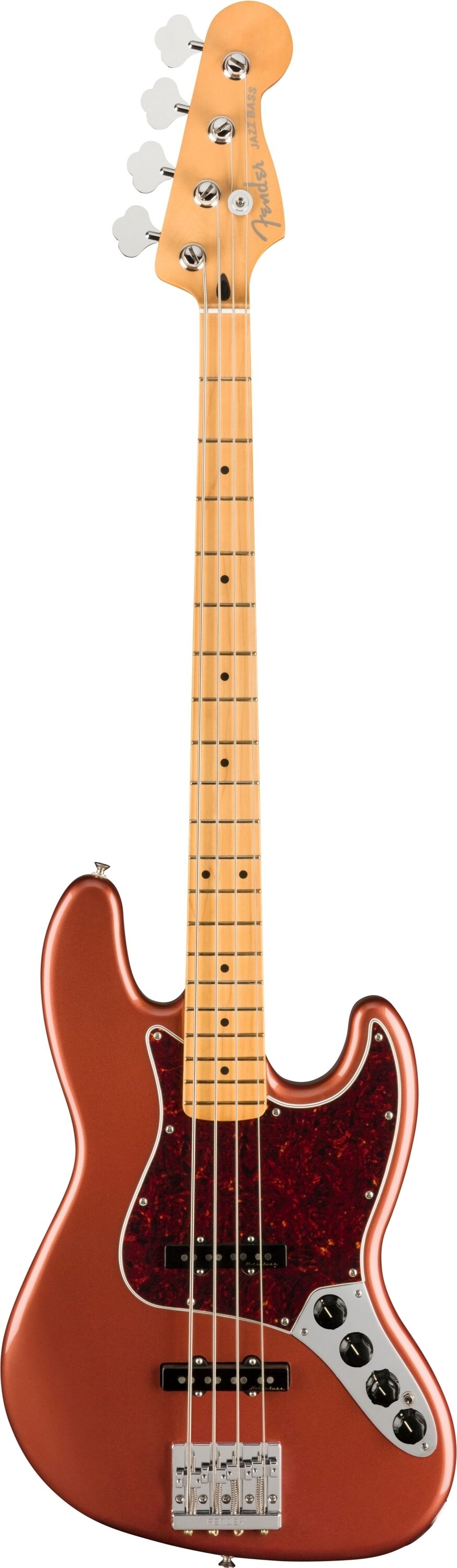 Fender Player Plus Jazz Electric Bass, Maple Fingerboard (with Gig Bag), Action Position Back