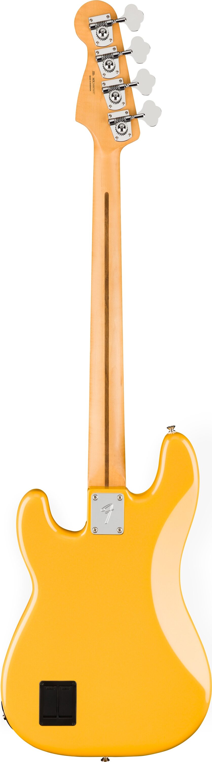 Fender Player II Modified Active Precision Electric Bass, Maple Fingerboard (with Gig Bag), Sun Yellow, Action Position Back