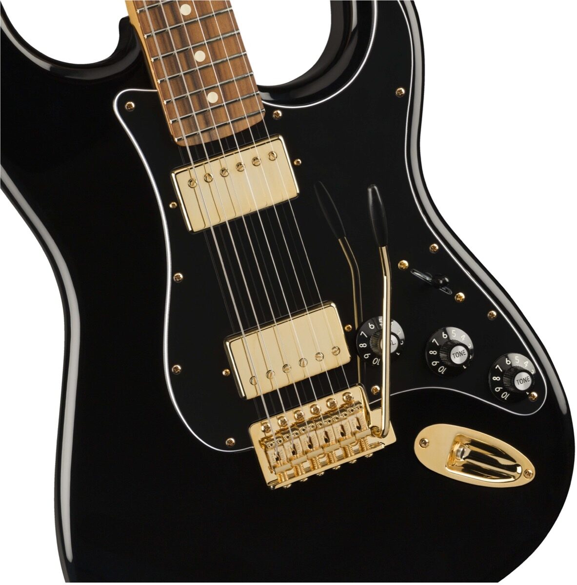 Fender Limited Edition Mahogany Blacktop Stratocaster HH Electric Guitar, View