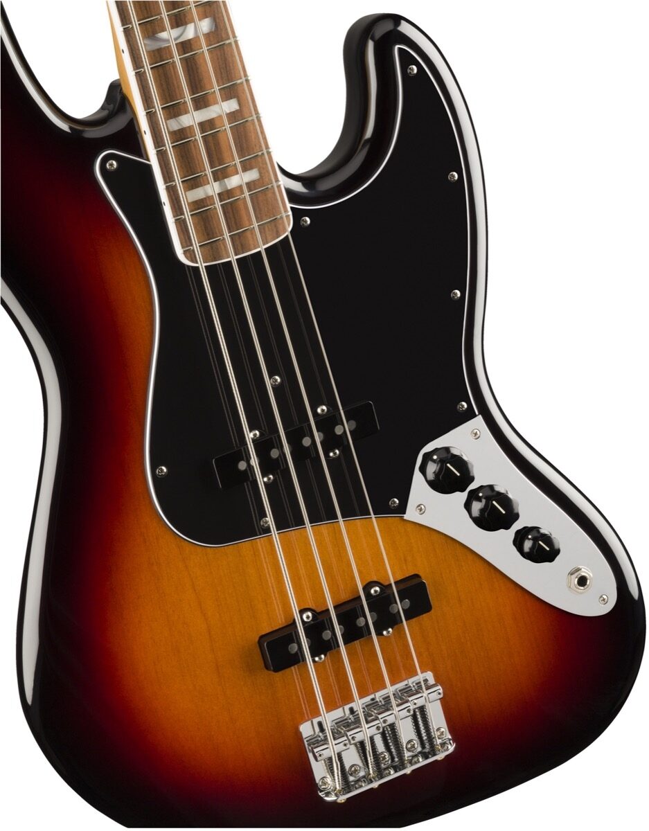 Fender Vintera '70s Jazz Electric Bass, Pau Ferro Fingerboard (with Gig Bag), View