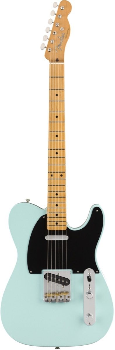 Fender Vintera '50s Telecaster Modified Electric Guitar, Maple Fingerboard (with Gig Bag), Main