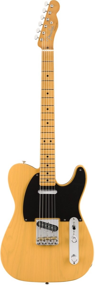 Fender Vintera '50s Telecaster Modified Electric Guitar, Maple Fingerboard (with Gig Bag), Main