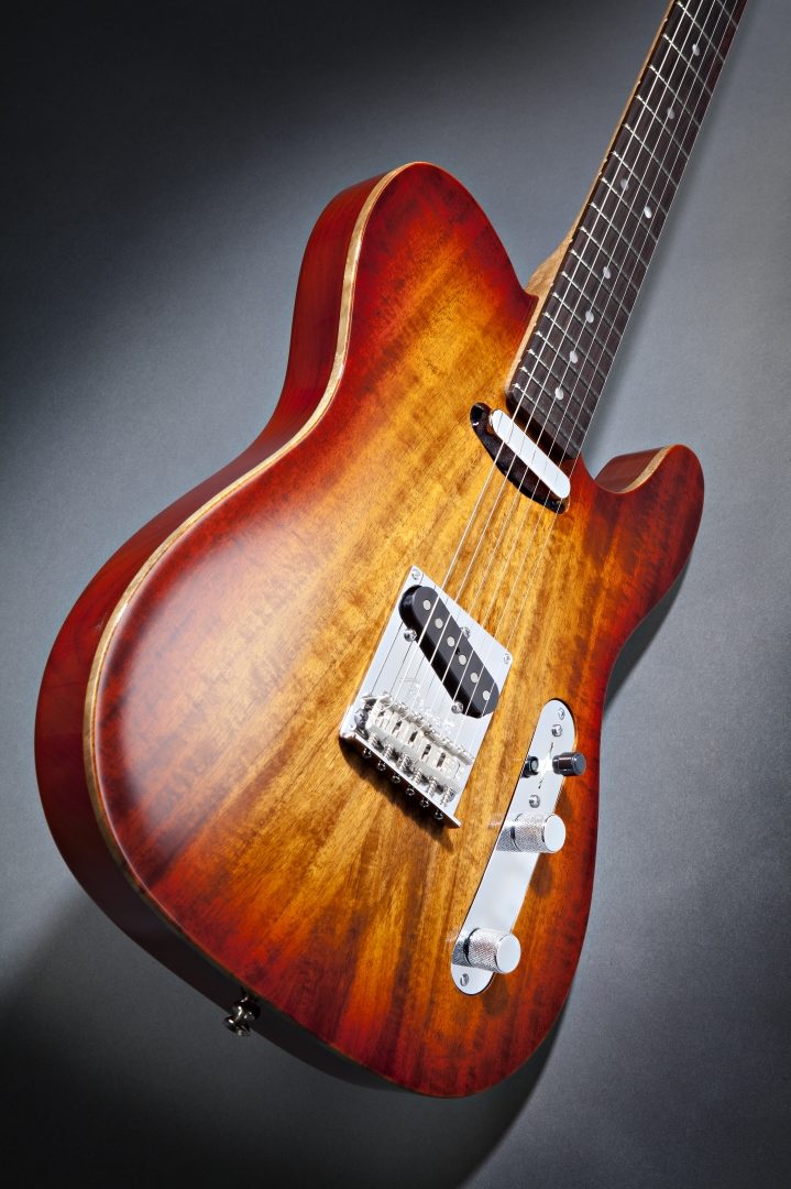 Fender Select Koa Top Telecaster Electric Guitar with Rosewood Fingerboard, Body