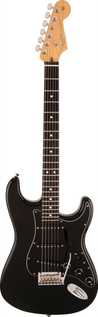 Fender Limited Edition American Standard Blackout Stratocaster Electric Guitar (with Case), Main
