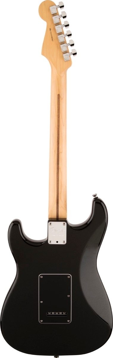 Fender Limited Edition American Standard Blackout Stratocaster Electric Guitar (with Case), Back