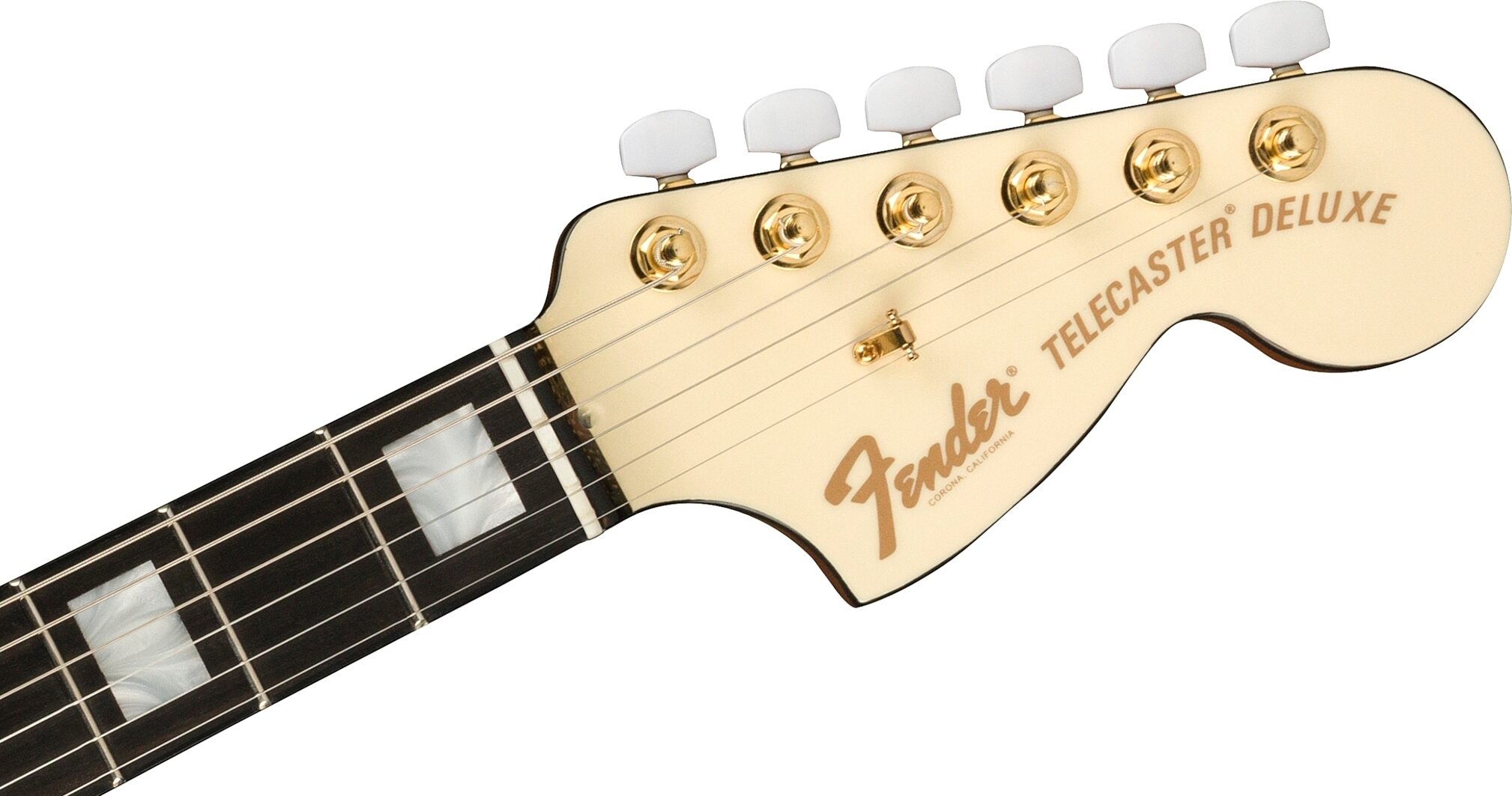 Fender Parallel Universe II Troublemaker Telecaster Deluxe Guitar (with Case), Action Position Back