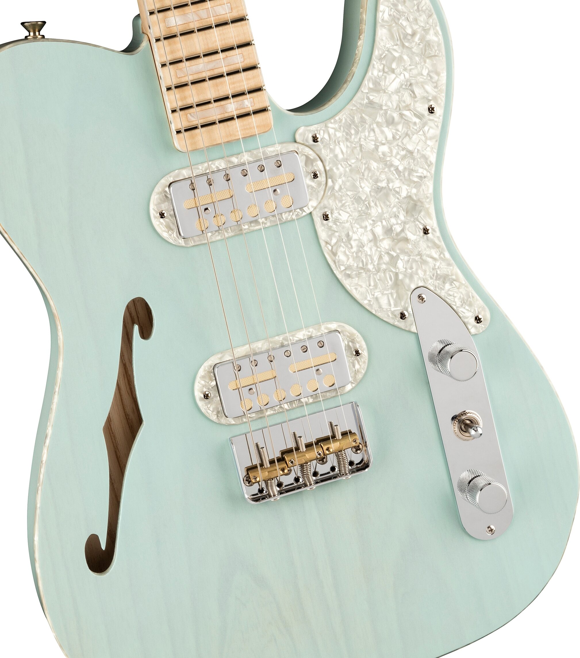 Fender Parallel Universe II Telecaster Magico Electric Guitar (with Case), Action Position Back