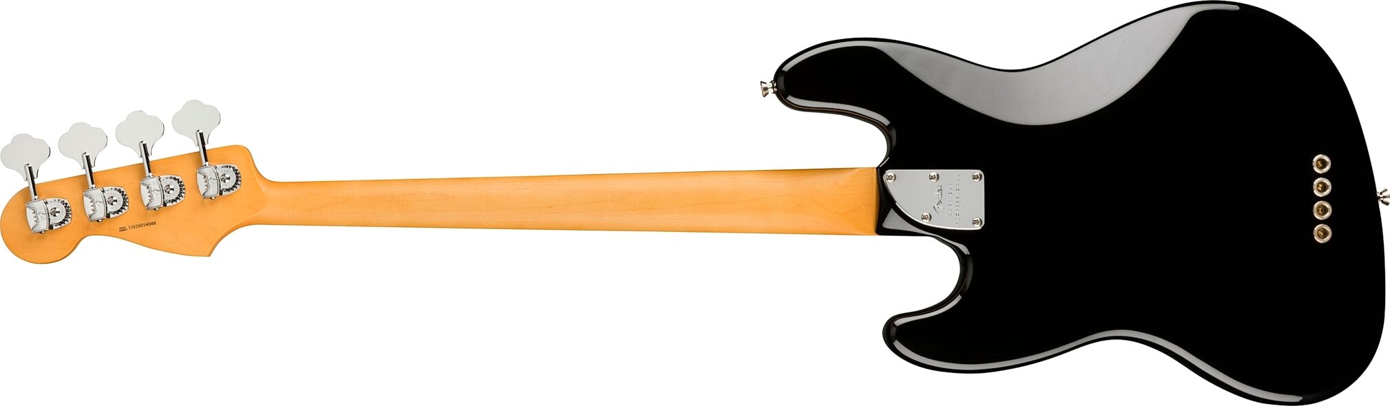 Fender American Professional II Jazz Bass, Rosewood Fingerboard (with Case), Black, Open Box (Very Good), Action Position Back