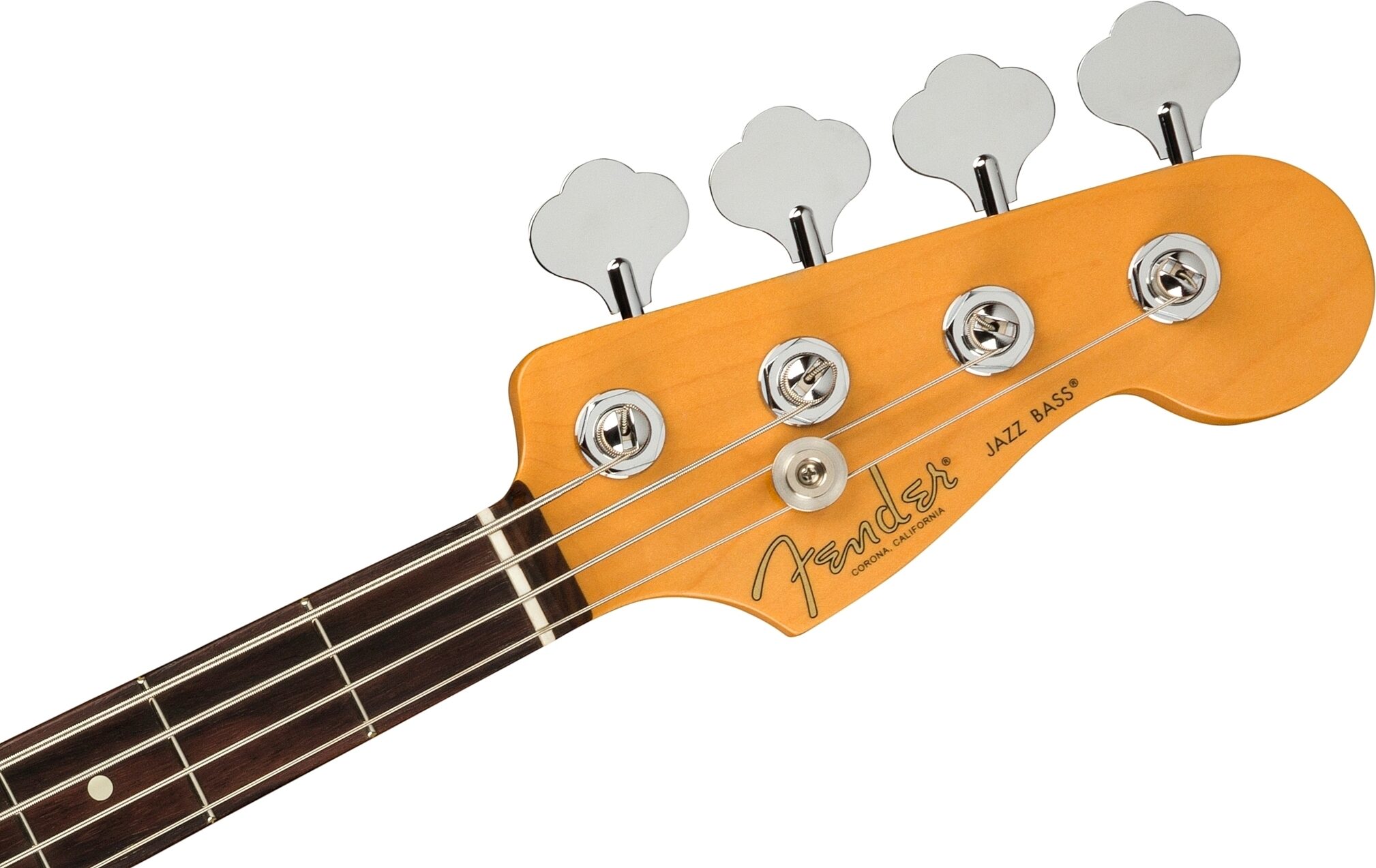 Fender American Professional II Jazz Bass, Rosewood Fingerboard (with Case), Black, Open Box (Very Good), Action Position Back