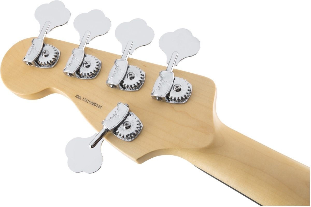 Fender American Elite V Jazz Bass, 5-String (Maple, with Case)