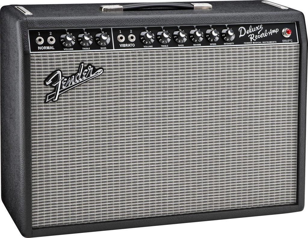 Fender '65 Deluxe Reverb Vintage Reissue Guitar Combo Amplifier (22 Watts,  1x12