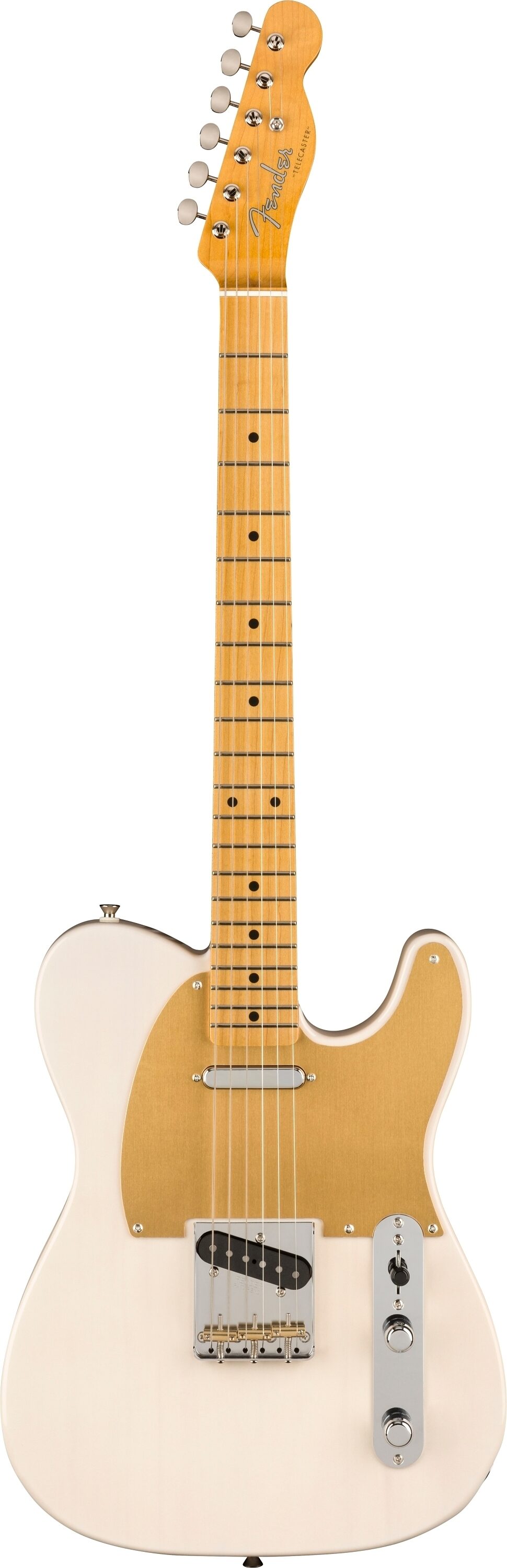 Fender JV Modified '50s Telecaster Electric Guitar, with Maple Fingerboard (and Gig Bag), Action Position Back