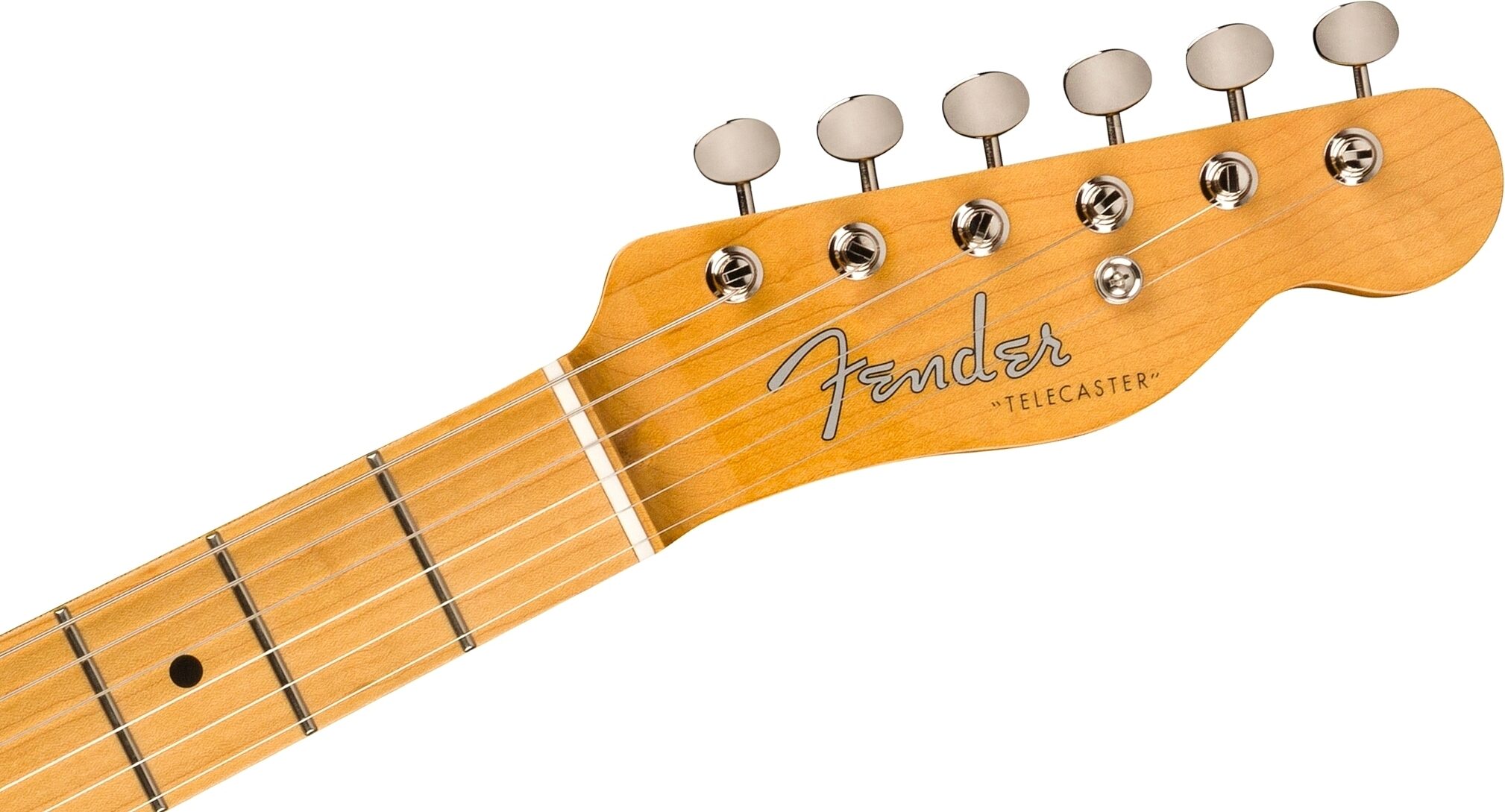 Fender JV Modified '50s Telecaster Electric Guitar, with Maple Fingerboard (and Gig Bag), Action Position Back