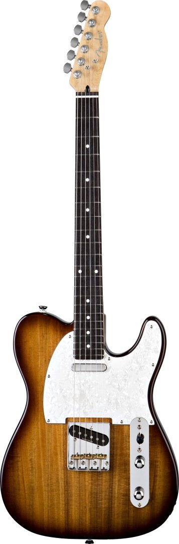 Fender Special Edition Koa Telecaster Electric Guitar, Antique Burst