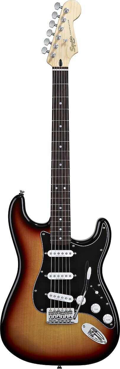 Squier Vintage Modified Strat Electric Guitar, 3-Color Sunburst