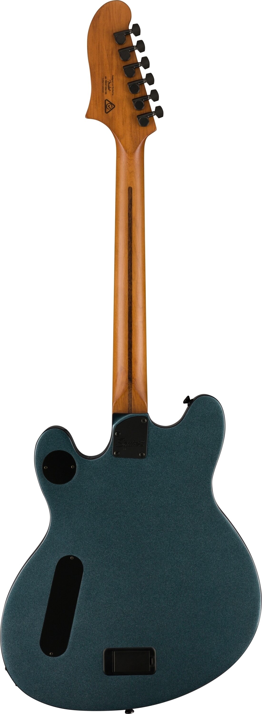 Squier Contemporary Active Starcaster, with Maple Fingerboard, Action Position Back