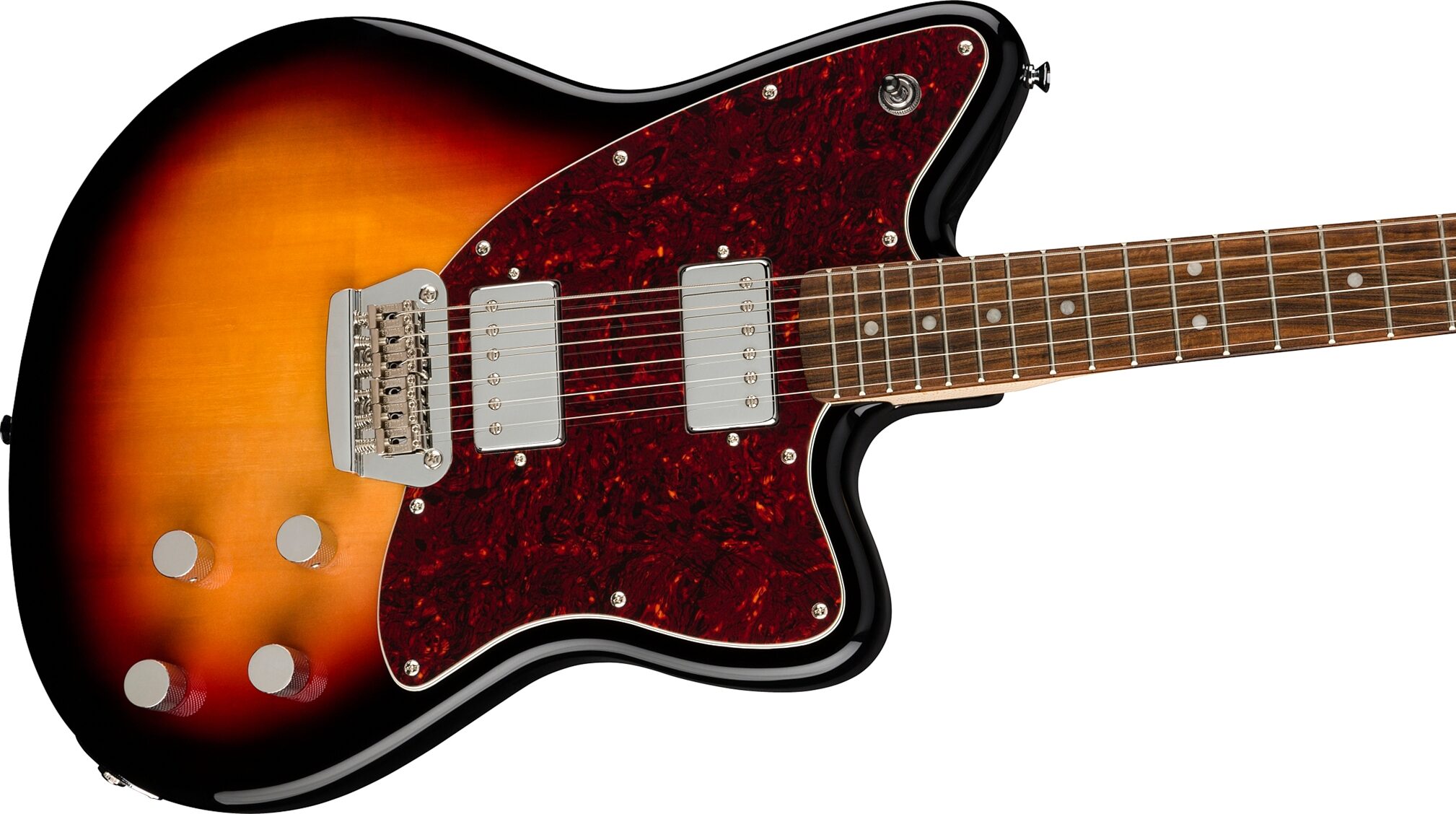 Squier Paranormal Toronado Electric Guitar, Laurel Fingerboard, Action Position Back