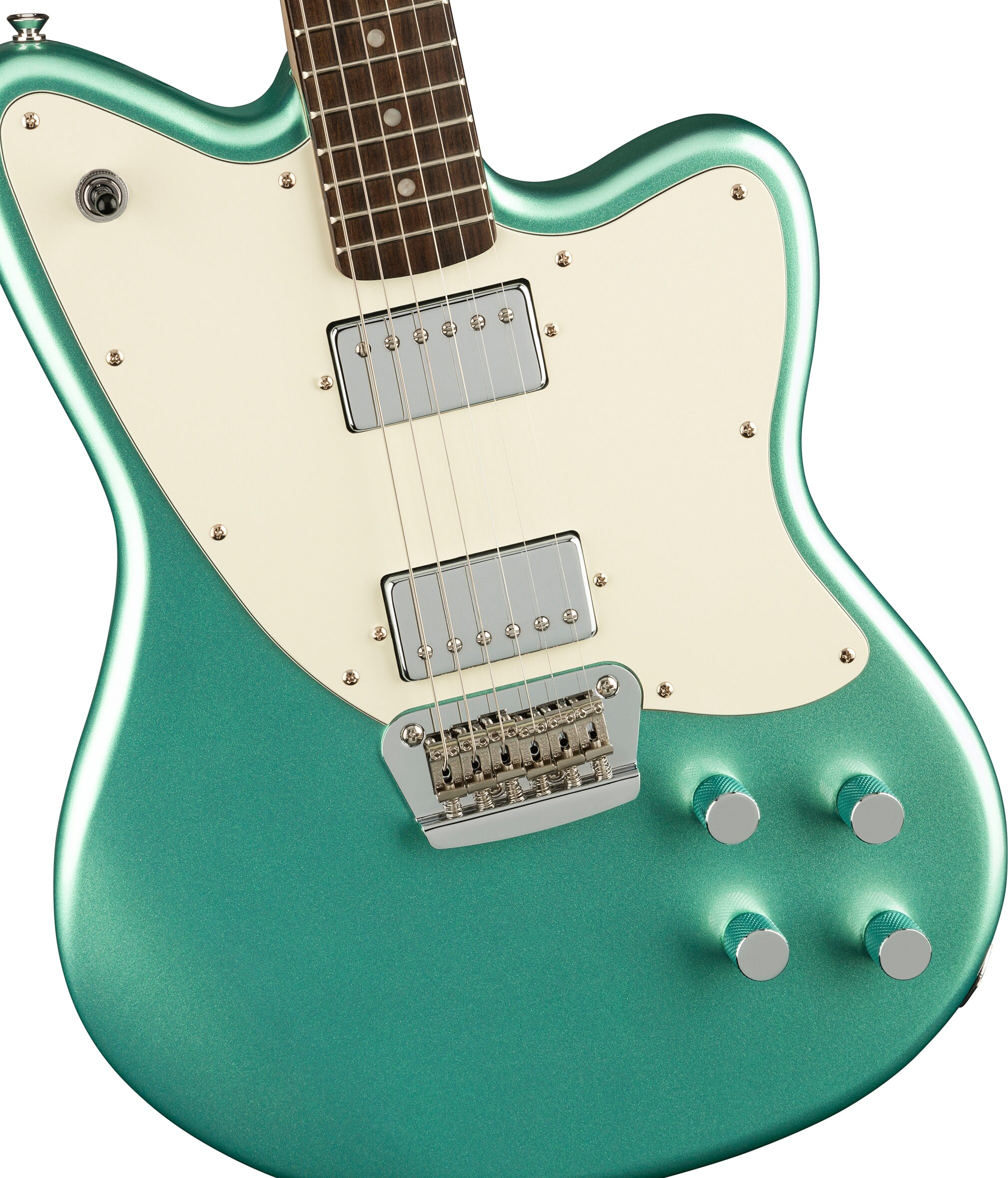 Squier Paranormal Toronado Electric Guitar, Laurel Fingerboard, Action Position Back