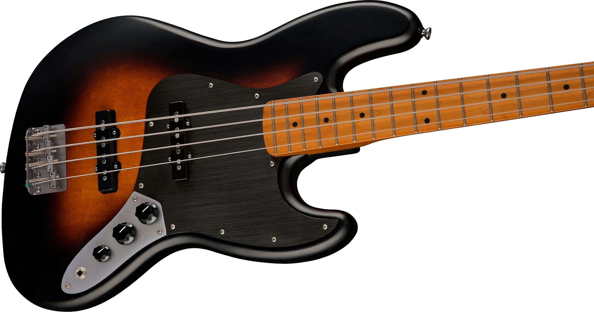 Squier 40th Anniversary Jazz Electric Bass, with Maple Fingerboard, Action Position Back