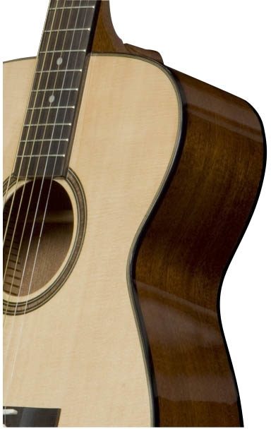 Great Divide SGM-18-G Orchestra Acoustic Guitar, Body Closeup--sgm-18-g-2
