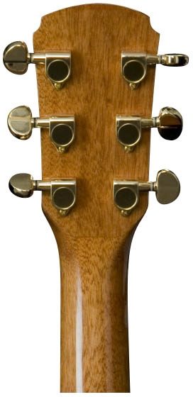 Great Divide SGM-18-G Orchestra Acoustic Guitar, Headstock--sgm-18-g-4