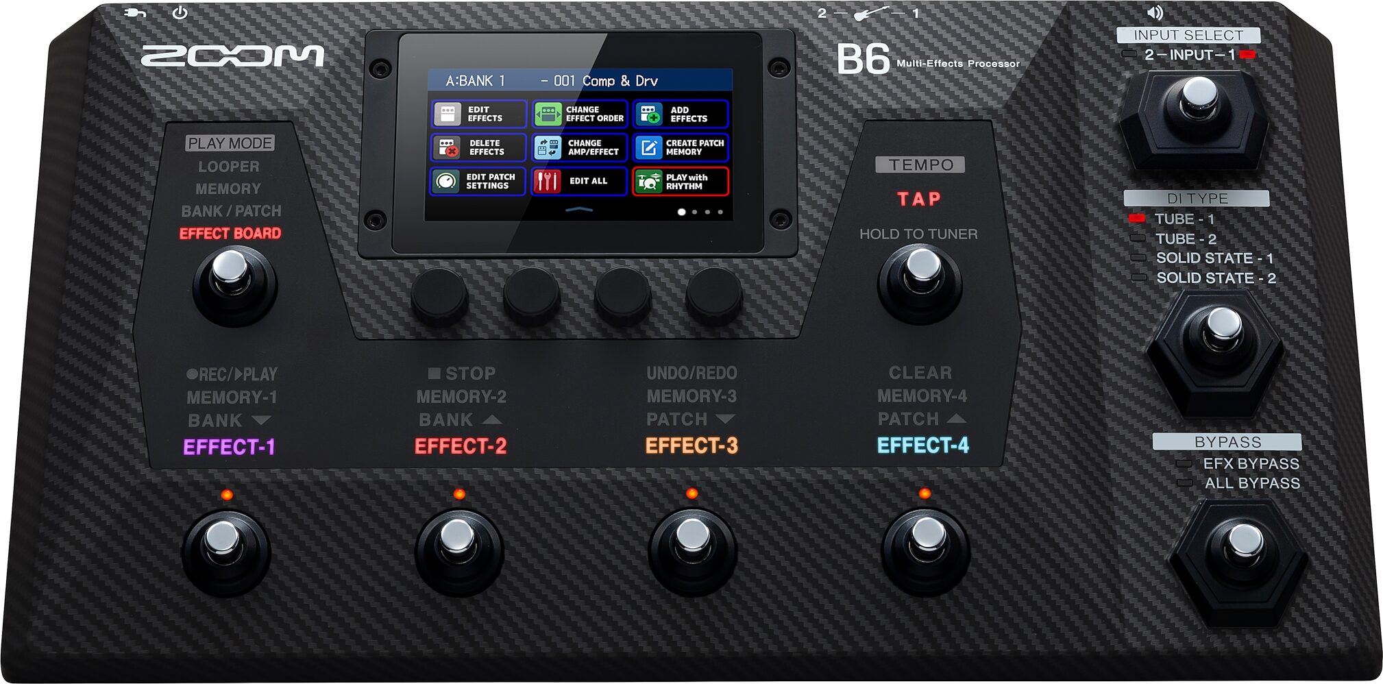 Zoom B6 Bass Multi-Effects Processor