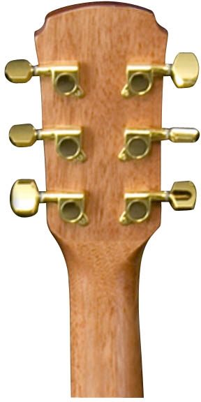 Great Divide SBMC-24-G Orchestra Acoustic Guitar, Headstock--sbmc-24-g-4