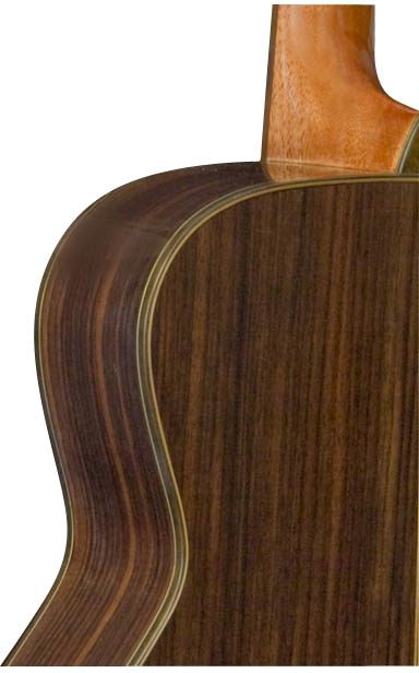 Great Divide SBMC-24-G Orchestra Acoustic Guitar, Body Closeup - Back--sbmc-24-g-5