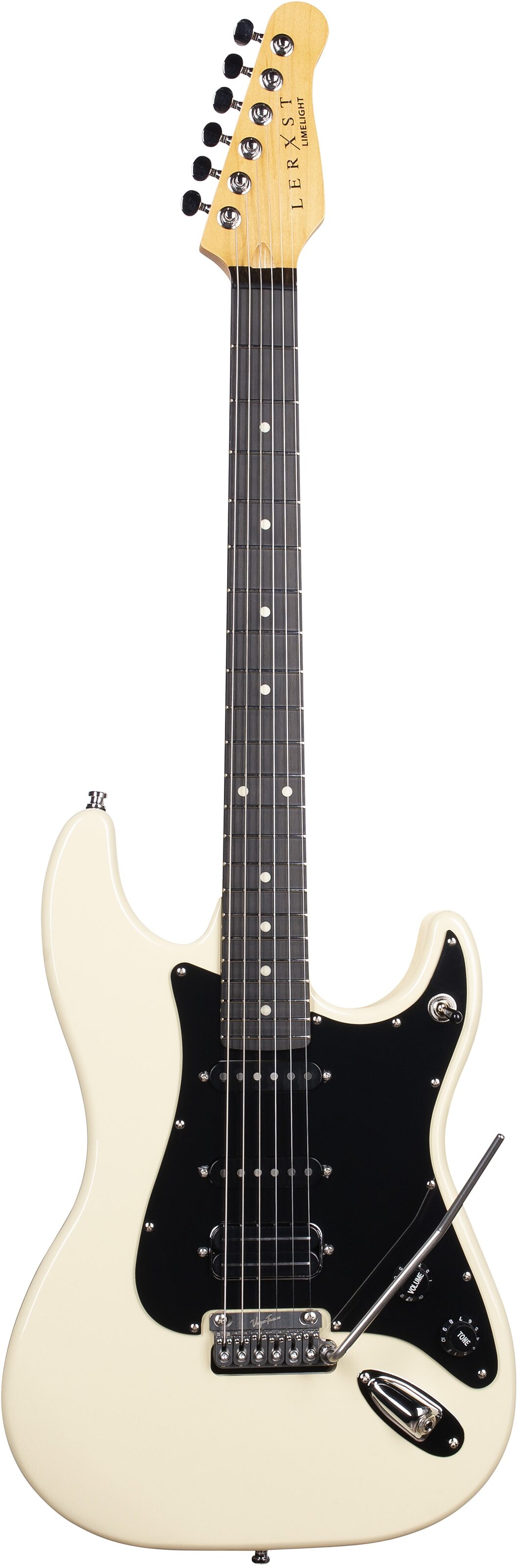 Lerxst Limelight Vega Tremolo Electric Guitar (with Case), Action Position Back