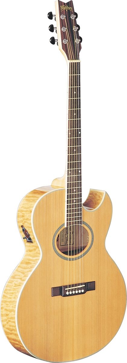 Washburn EA20SDL Festival Acoustic-Electric Guitar, Natural