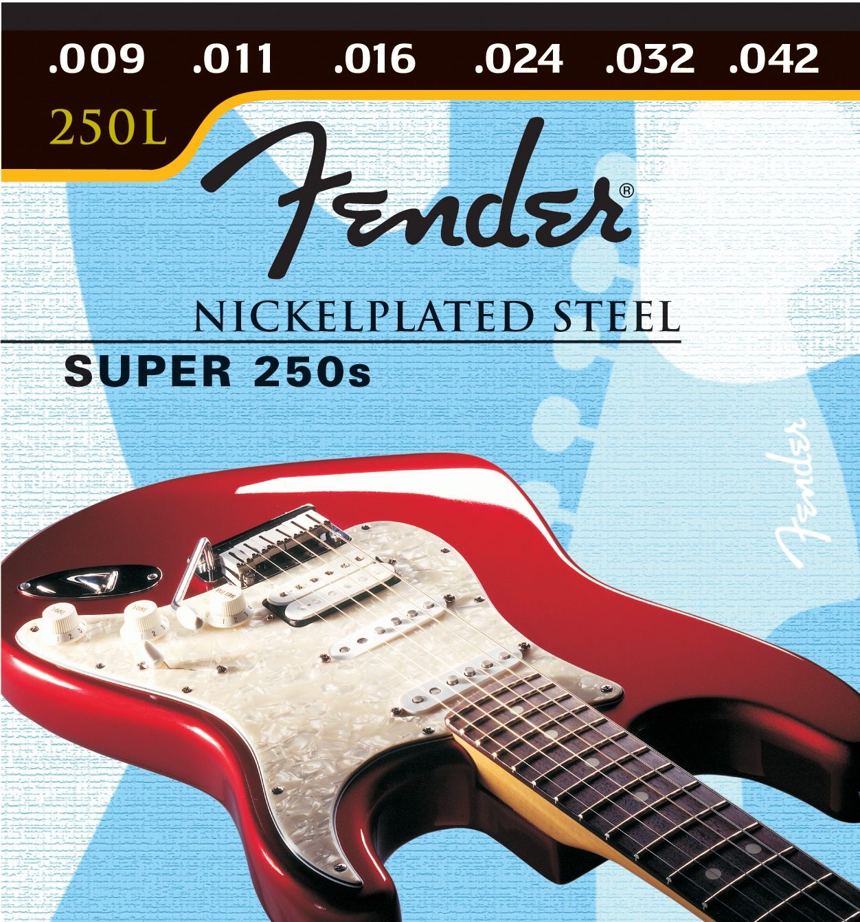 Fender super 250s store guitar strings