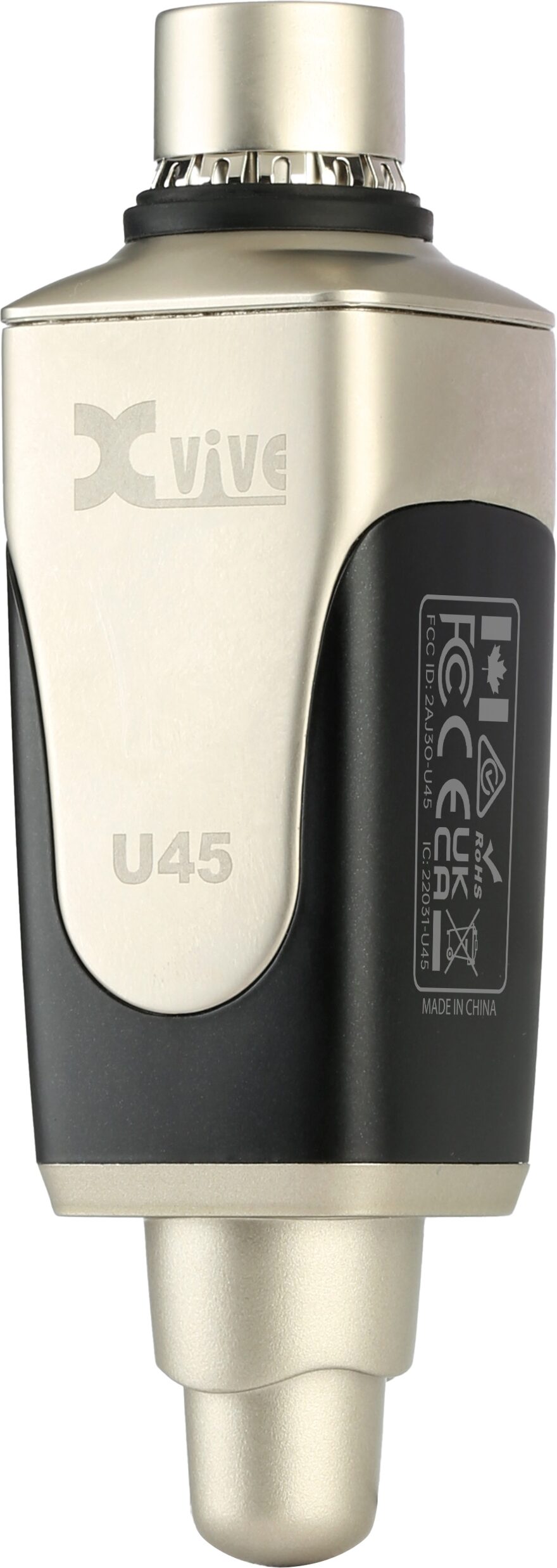 Xvive U45R4 5.8GHz Digital Wireless Quad Receiver In-Ear Monitor System, New, Action Position Back