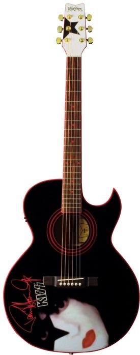 Washburn PS11E Paul Stanley Acoustic-Electric Guitar, Main