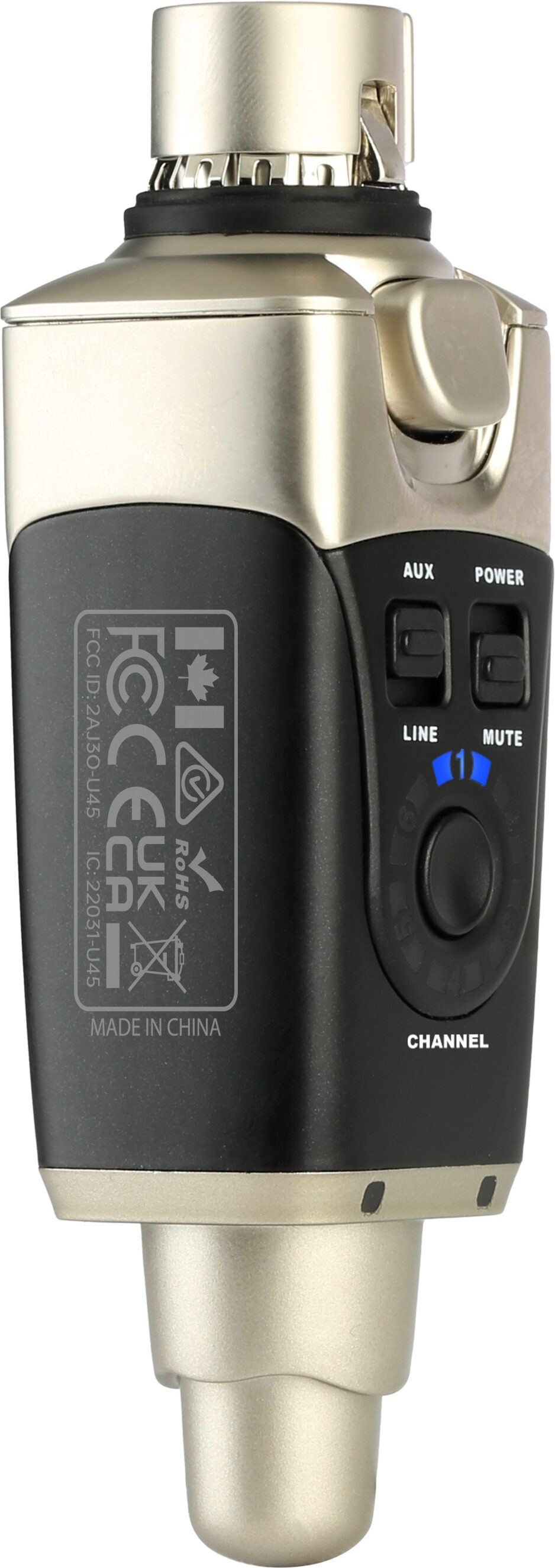 Xvive U45R4 5.8GHz Digital Wireless Quad Receiver In-Ear Monitor System, New, Action Position Back