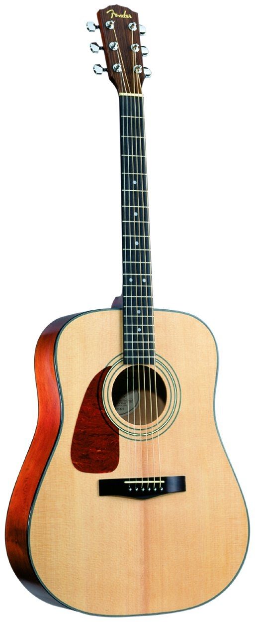 Fender DG14SLH Left-Handed Acoustic Guitar (Natural), Natural