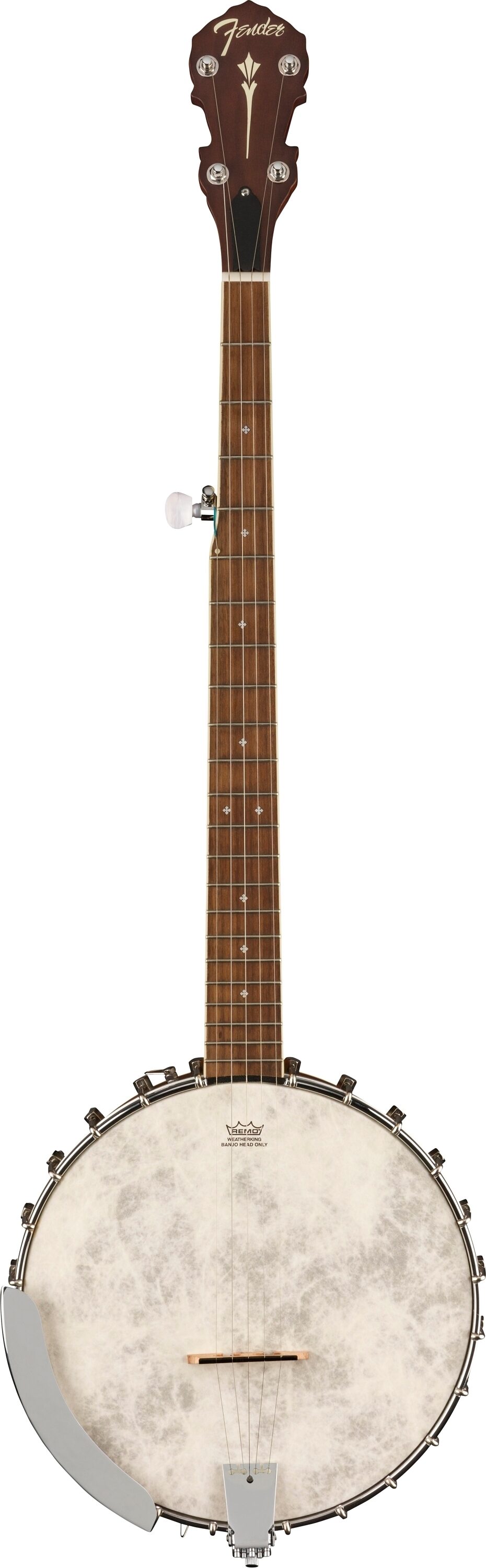 Fender Paramount Series PB-180E Acoustic Electric Banjo (with Gig Bag), Action Position Back