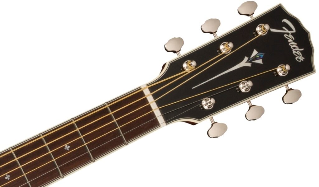Fender Paramount Series PS-220E Parlor Acoustic Electric Guitar (with Case), view