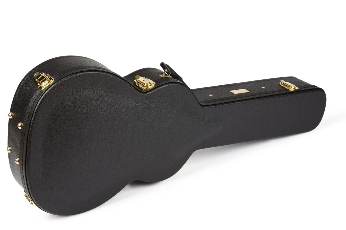 Fender Paramount Series PS-220E Parlor Acoustic Electric Guitar (with Case), view